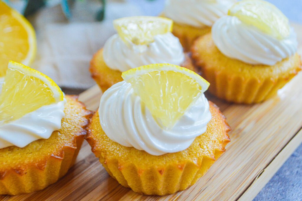 簡単さわやかなレモンヨーグルトカップケーキの完成です！