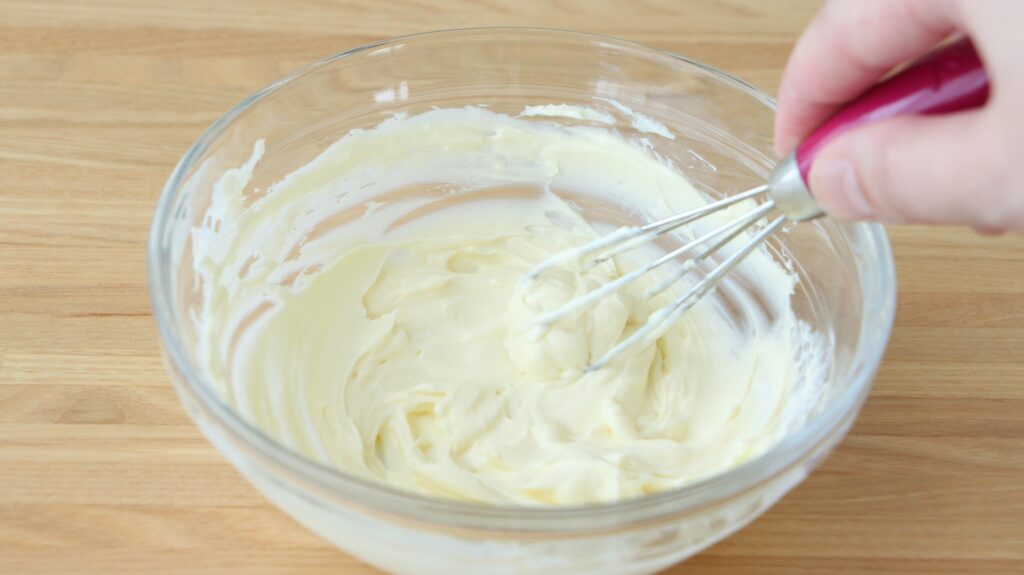 チーズクリームを作る
