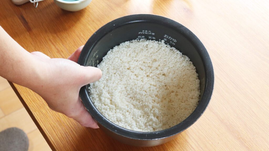 お米を洗米しておこう