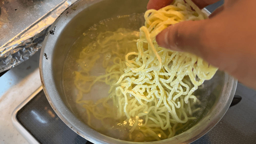 麺を茹でよう