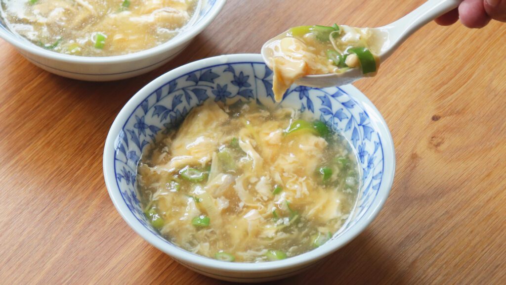 ふんわり食感で、風邪予防にもなる健康スープです！